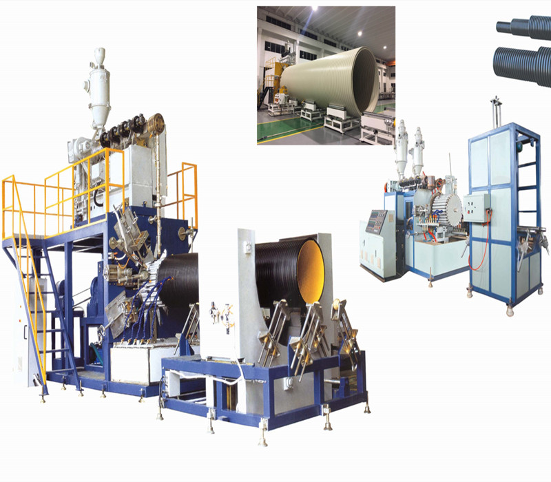 중공 벽 HDPE 권선 파이프 기계